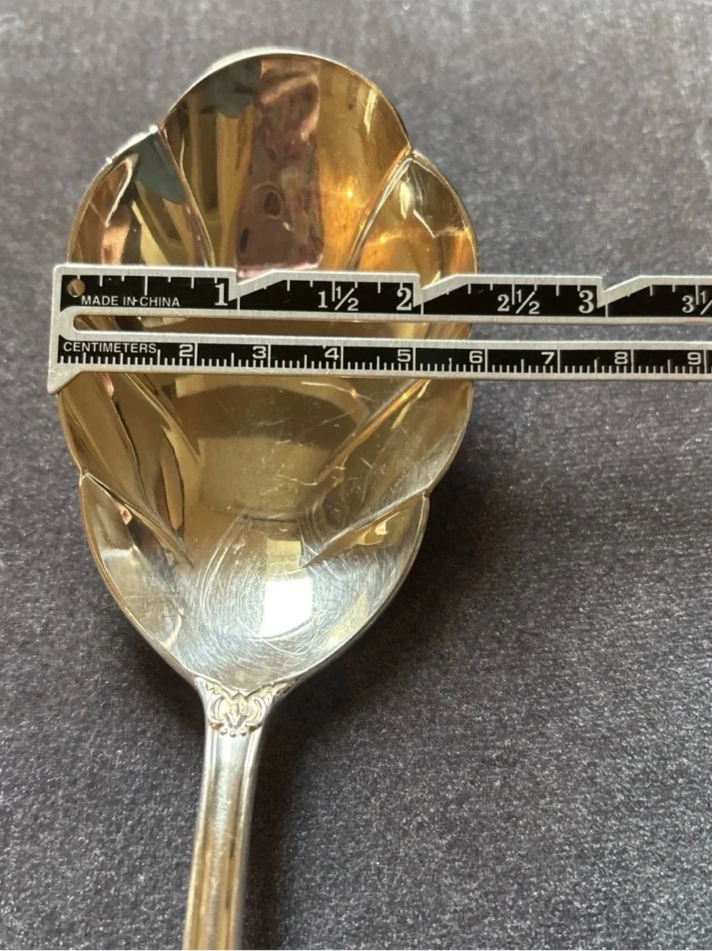 Vintage 1847 Rogers Bros. Reflection Silver-Plated Serving Spoon